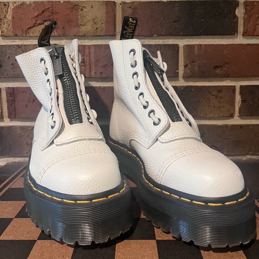 Dr. Martens White Sinclair Boots NEW
